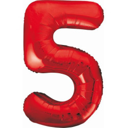 Red, Piros 5-ös szám fólia...