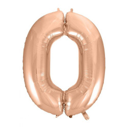 Rose Gold 0-ás szám fólia...