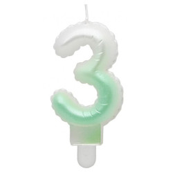 White-Green Ombre,...