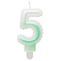White-Green Ombre,...
