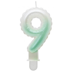 White-Green Ombre,...