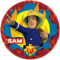 Sam a tűzoltó papírtányér 8...