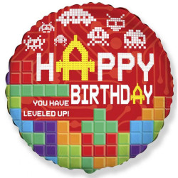 Happy Birthday Bricks fólia...