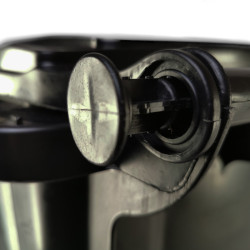 Háztartási kuka 120L-es, szürke, kerekes, műanyag, premium - [TM]