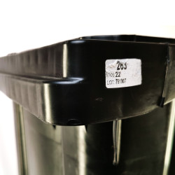 Háztartási kuka 120L-es, szürke, kerekes, műanyag, premium - [TM]