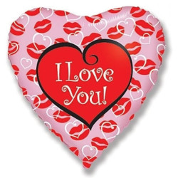 I love You Kisses fólia...