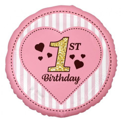 1st Birthday Pink, Első...