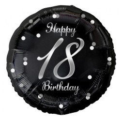 Happy Birthday Black-Silver...