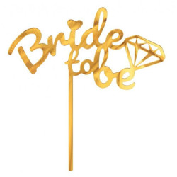 Bride to be torta dekoráció