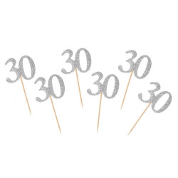 Silver, Ezüst 30 díszítő...