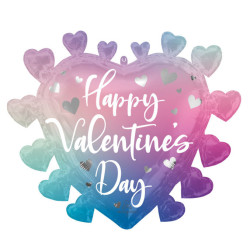 Happy Valentines Day Ombre...