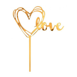 Gold Love, Arany Szív torta...