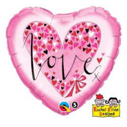 I love You Hearts fólia...