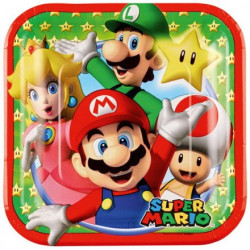 Super Mario papírtányér 8...