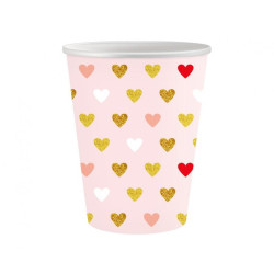XOXO Pink papír pohár 6...