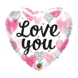 I love You fólia lufi 46 cm