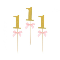 Pink 1st Birthday díszítő...