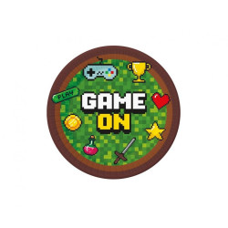 Game On papírtányér 6 db-os...