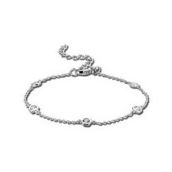 Victoria Ezüst színű köves...