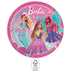 Barbie Fantasy papírtányér...