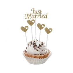 Just Married Gold torta...