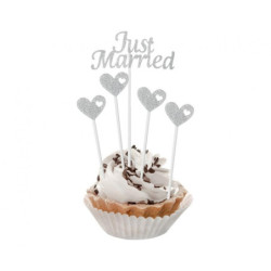 Just Married Silver torta...