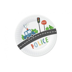 Police, Rendőr papírtányér...