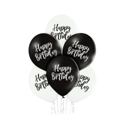 Black White Happy Birthday...