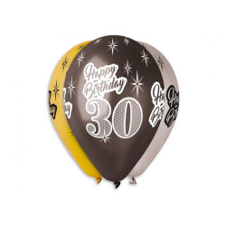 Happy Birthday 30 Metallic...