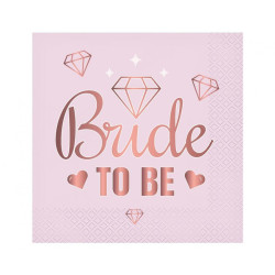 Bride To Be Pink szalvéta...
