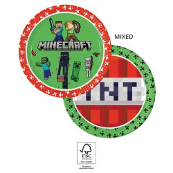Minecraft papírtányér 8...