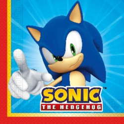 Sonic a sündisznó szalvéta...