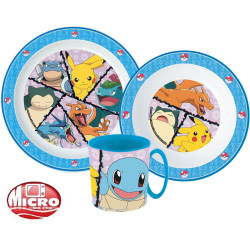 Pokémon étkészlet, micro...