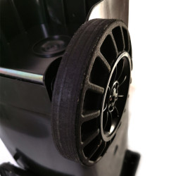 Háztartási kuka 80L-es, szürke, kerekes, műanyag - [TM]