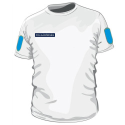 Polgárőr Fehér T-shirt póló 100% pamut