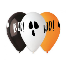 Halloween BOO léggömb, lufi...
