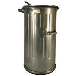 Háztartási kuka, 110L-es, fém, horganyzott (Zn) - [TM]