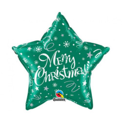 Merry Christmas Green Star,...