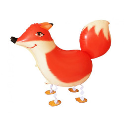Fox, Róka sétáló fólia lufi...