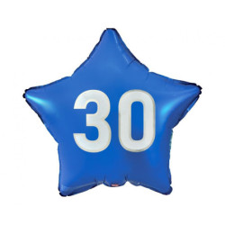 Kék Happy Birthday 30 Blue...