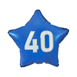 Kék Happy Birthday 40 Blue...