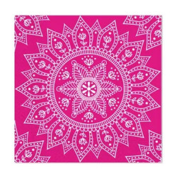 Mandala Fuchsia White...