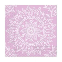Mandala Purple White...