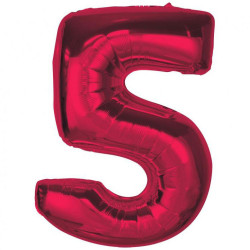 Piros 5-ös Red szám fólia...