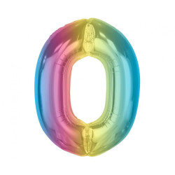 Színes 0-ás Rainbow szám...