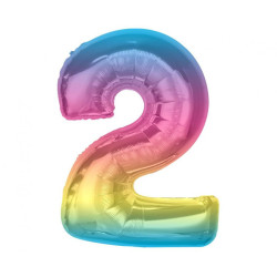 Színes 2-es Rainbow szám...