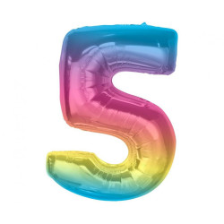 Színes 5-ös Rainbow szám...