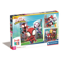 Pókember Spidey 3x48 db-os...