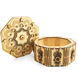 Mandala nyolcszögletű fa...