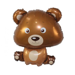Maci Brown Teddy fólia lufi...